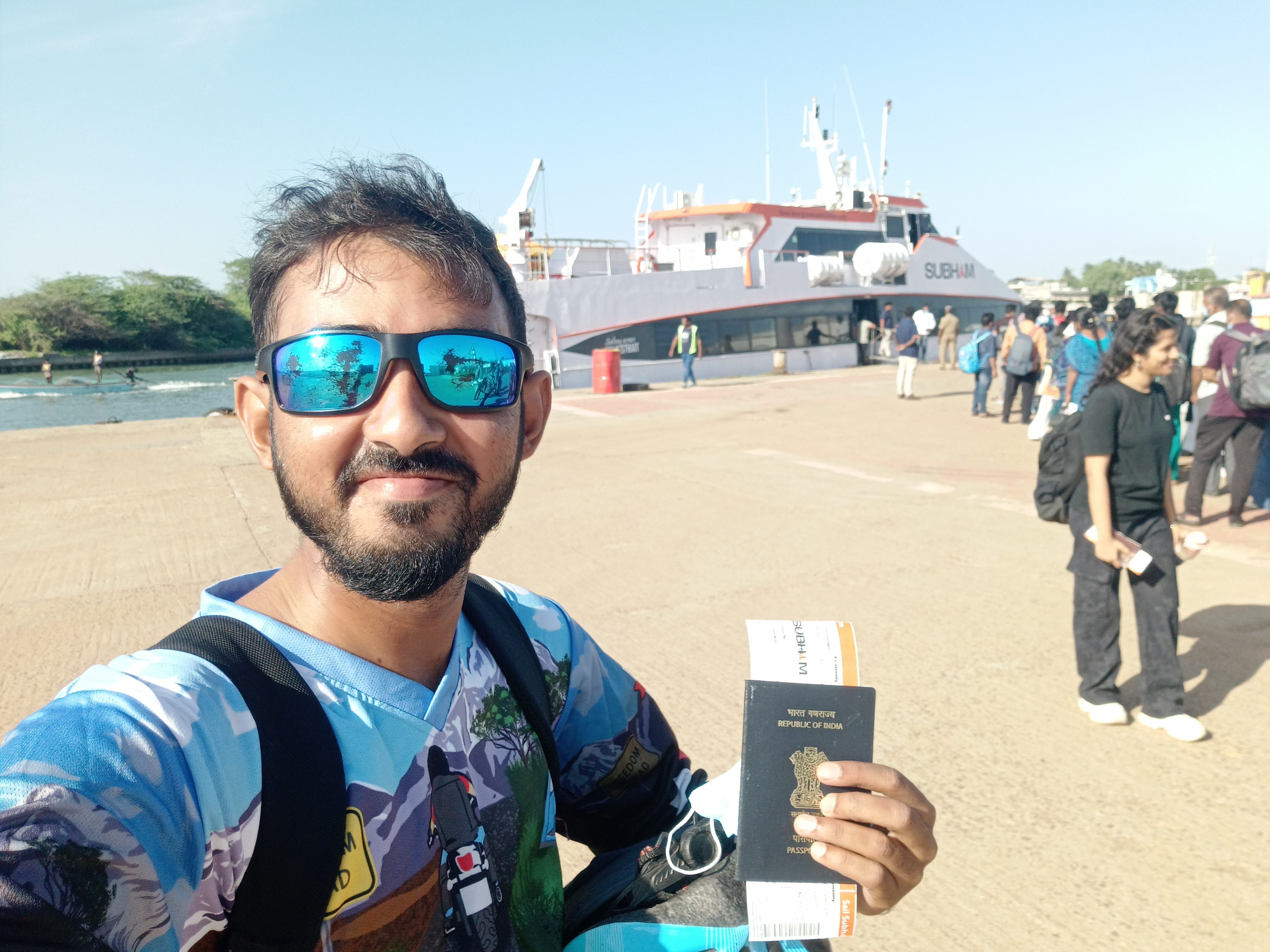Day 150 of My Bicycle Journey | First Step Into a Foreign Land – Sri Lanka!